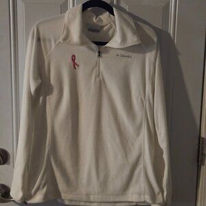 Columbia Breast Cancer Awareness Fleece White size L 1567331
